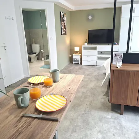 Apartment Au Petit Palois - Parking Prive - 5min Centre - 2personnes Pau