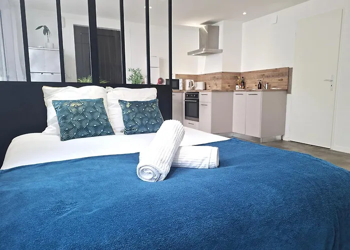 Apartman Au Petit Palois - Parking Prive - 5min Centre - 2personnes